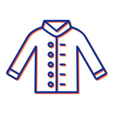 Ceket simge vektör çizim