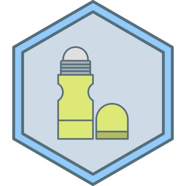 Deodorant simgesi, vektör illüstrasyonu