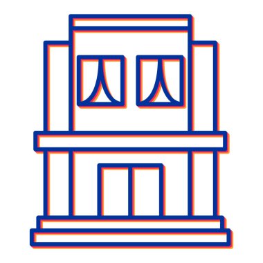 Yapı simgesinin vektör illüstrasyonu