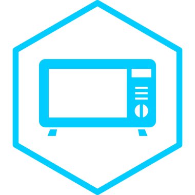 Mikrodalga fırın. Basit resimleme