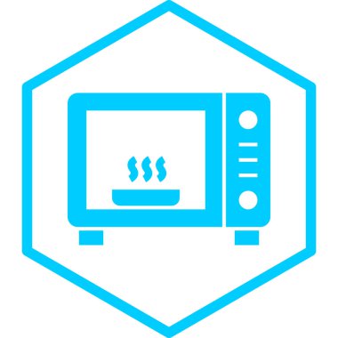 Mikrodalga fırın. Web simgesi