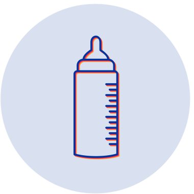 bebek şişe ikonu vektör illüstrasyonu