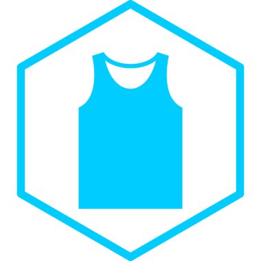 t-shirt vektör simgesi