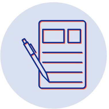 Madde simgesinin vektör illüstrasyonu