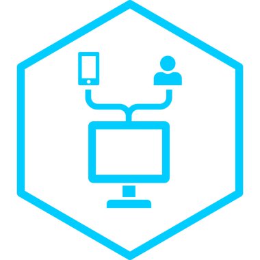 ağ paylaşım simgesi çizimi