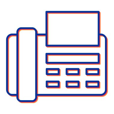 Modern b 'nin vektör illüstrasyonu yazıcı simgesinden yoksun