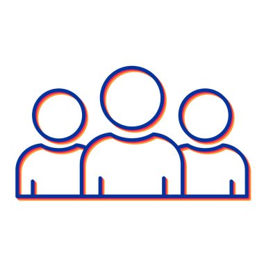 insanlar simge vektör illüstrasyonu