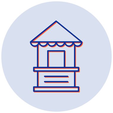 İnşa etmek için modern simgenin vektör illüstrasyonu