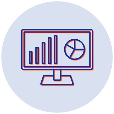 Grafik. Web simgesi basit illüstrasyon