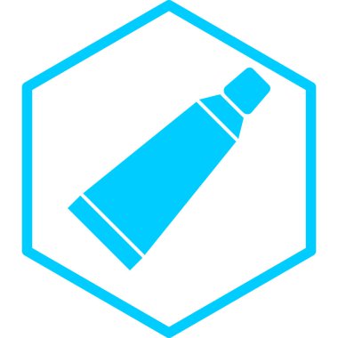 Tüp. Web simgesi basit illüstrasyon