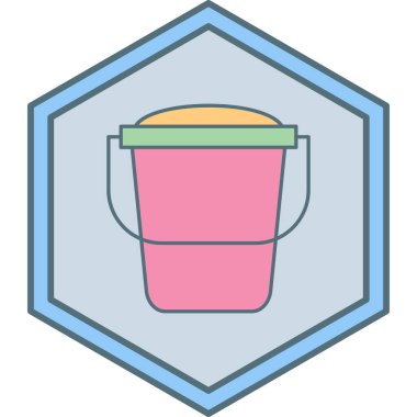 Kova. Web simgesi basit tasarım