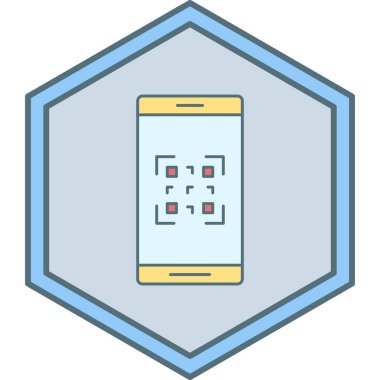 mobil uygulama simgesi, vektör illüstrasyonu