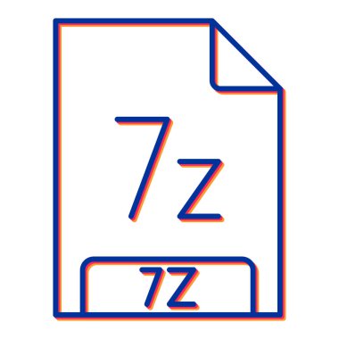 Dosya simgesinin vektör illüstrasyonu