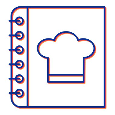 Şef şapka ikonu. vektör illüstrasyonu