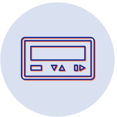 Çağrı simgesinin vektör illüstrasyonu