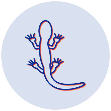 Çizgi film simgesinin vektör çizimi