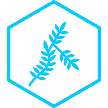 Bitki. Web simgesi basit illüstrasyon