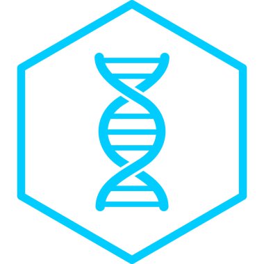 DNA simgesi vektör illüstrasyonu
