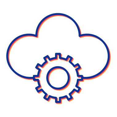 Bulut hesaplama. Web simgesi