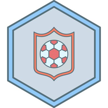 kalkan ikon vektör illüstrasyonu