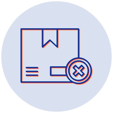 Stok bitti. Web simgesi basit illüstrasyon