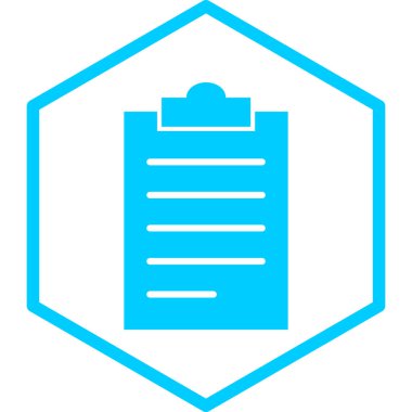 Belge. Web simgesi basit tasarım