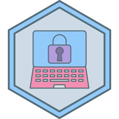 Güvenlik sistemi. Basit resimleme