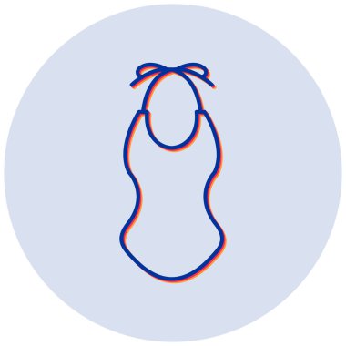 Bebeğim. Web simgesi basit illüstrasyon