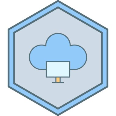 Bulut hesaplama. Web simgesi