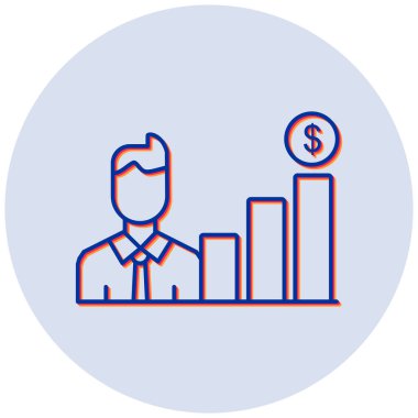 Simge simgesi, vektör illüstrasyonu