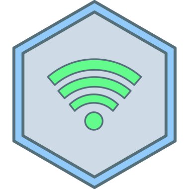 wifi simgesi vektör illüstrasyonu