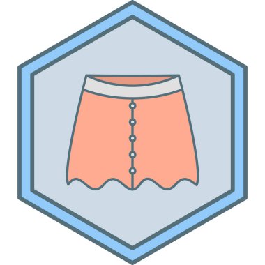 Bir mayo simgesinin vektör illüstrasyonu