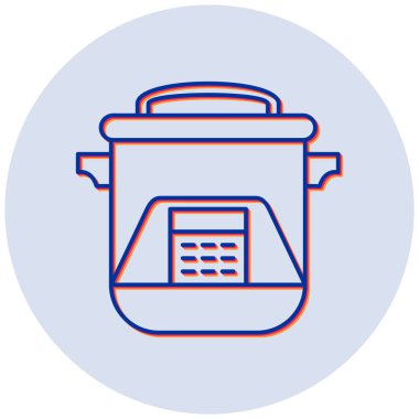 Pirinç Fırını. Web simgesi basit tasarım