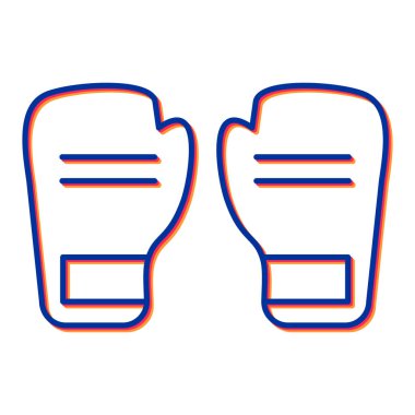 Havlu ikonu vektörü. İnce çizgi işareti. izole edilmiş sınır sembolü çizimi