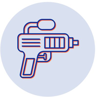 Su Gunk simgesinin vektör illüstrasyonu