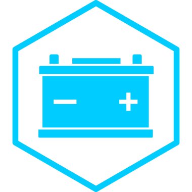 pil simgesi, vektör illüstrasyonu