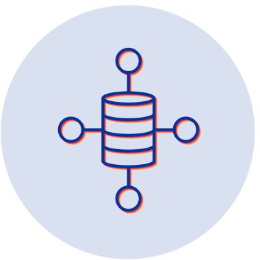 Veri Toplama simgesinin vektör illüstrasyonu