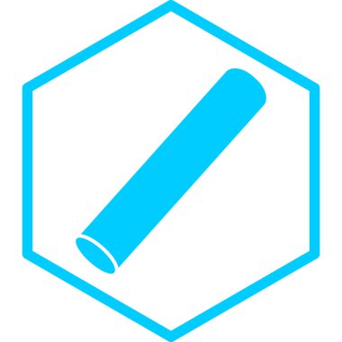 Kalem. Web simgesi basit illüstrasyon