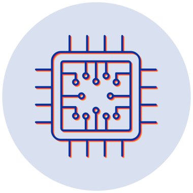 Devre kartı. vektör illüstrasyonu
