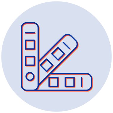 Pantone simgesinin vektör illüstrasyonu