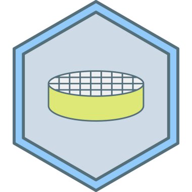 futbol ikonu vektör illüstrasyonu