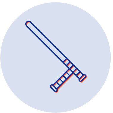 Baton simgesi, vektör çizimi