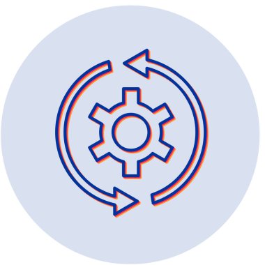 Sistem Güncelleme simgesinin vektör çizimi