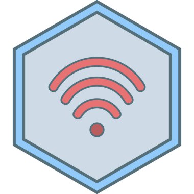 wifi simgesi vektör illüstrasyonu