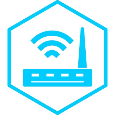 wifi simgesi vektör illüstrasyonu