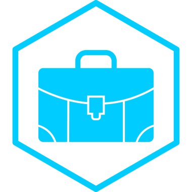 evrak çantası simgesi, vektör illüstrasyonu