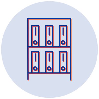 Kütüphane vektör simgesi işareti