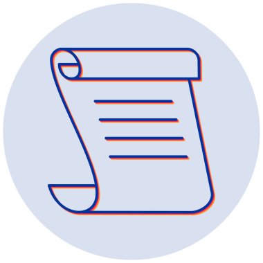 Harf simgesi. Basit resimleme