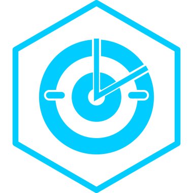 Hedef. Web simgesi basit illüstrasyon