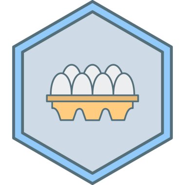 Yumurta Simgesi, Vektör illüstrasyonu